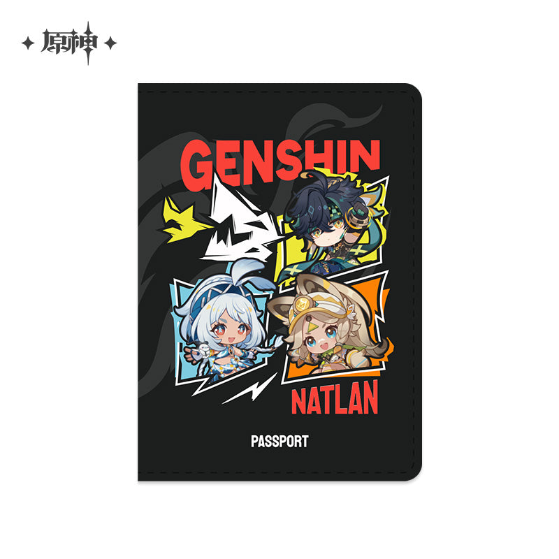 【 原神 グッズ】燃動ナタシリーズ パスポートケース Genshin